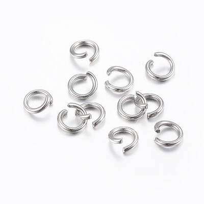 Tarnish Resistant 304 Stainless Steel Open Jump Rings
