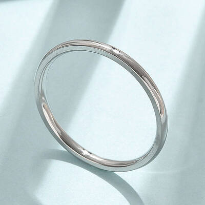 304 Stainless Steel Plain Band Rings