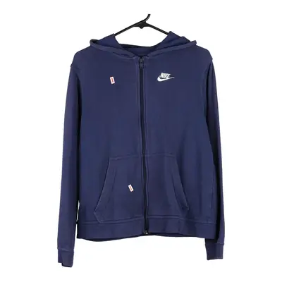 Nike Hoodie - XL Blue Cotton Blend