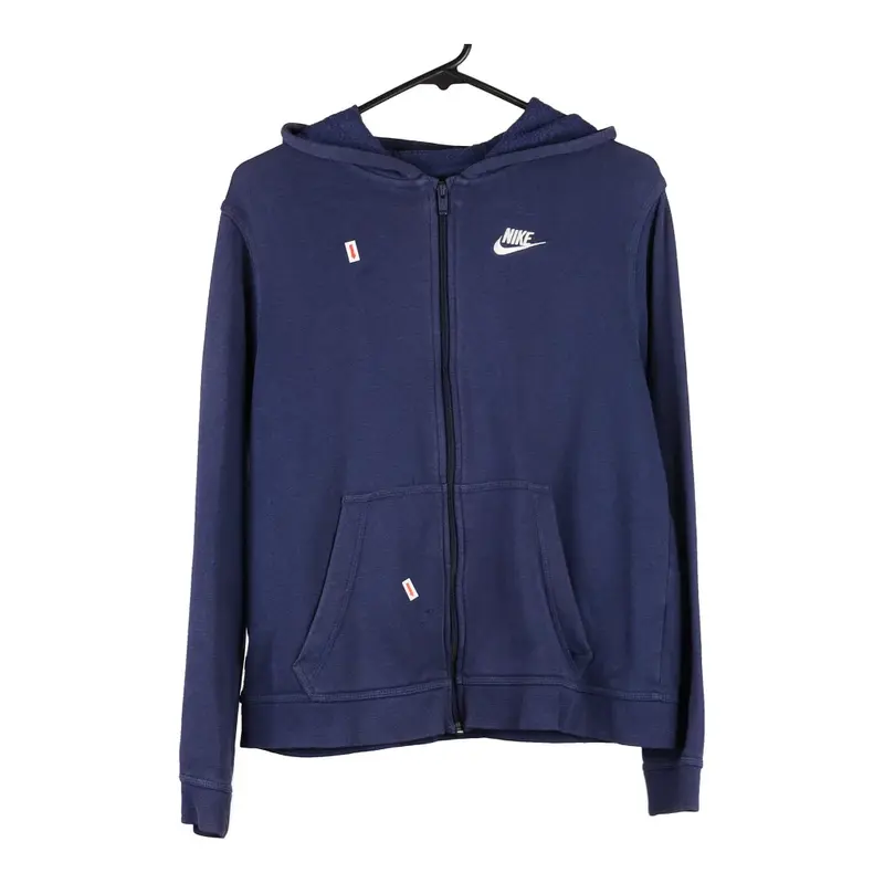 Nike Hoodie - XL Blue Cotton Blend