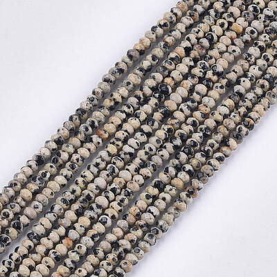 Natural Dalmatian Jasper Beads Strands