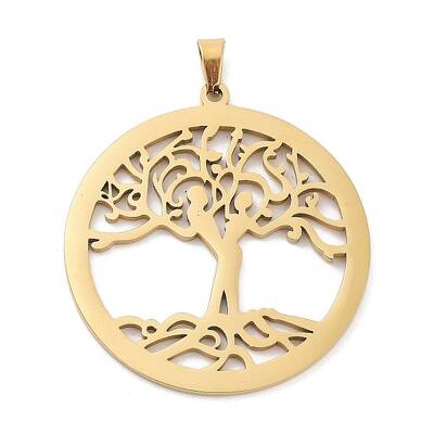 Hollow Out 304 Stainless Steel Pendants