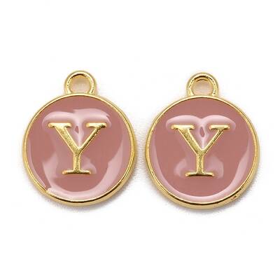 Golden Plated Alloy Enamel Charms