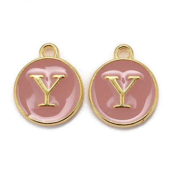 Golden Plated Alloy Enamel Charms