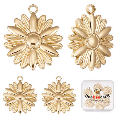 Beebeecraft 10Pcs 304 Stainless Steel Pendants