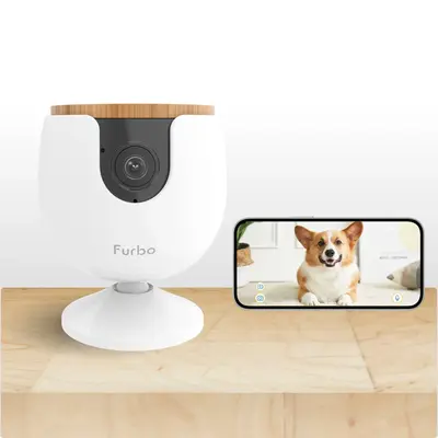 Furbo Mini Camera [Nanny Edition] Home Security & Cat, Dog Safety Alerts, Pet Camera with Speaker, Smart Home Indoor Cam w Ph...