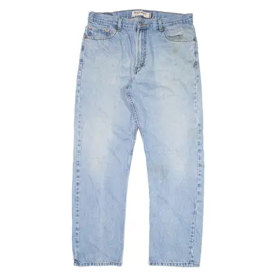 LEVI'S 505 Jeans Blue Denim Regular Straight Mens W36 L32