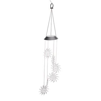 LED Solar Powered Sun Wind Chime