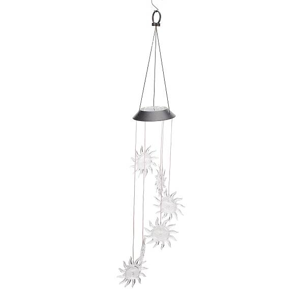 LED Solar Powered Sun Wind Chime