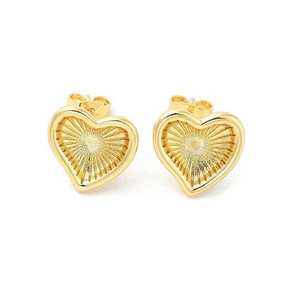 Rack Plating Brass Stud Earring