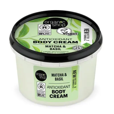 Organic Shop Matcha Antioxidant Body Cream 250ml