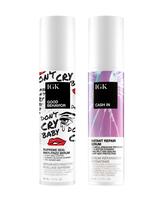 IGK FRIZZ FIGHTING REPAIR BUNDLE | Cash In Repair Serum + Crybaby Anti-Frizz Serum | Reduce Breakage + Adds Shine + Eliminate...