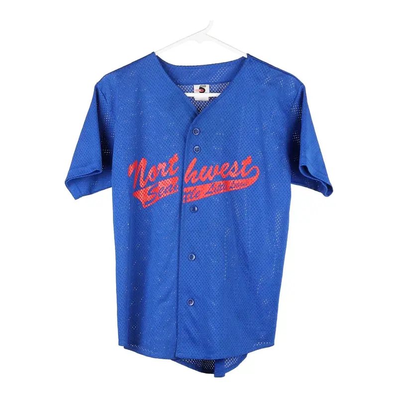Age 11-12 High 5 Jersey - Medium Blue Polyester
