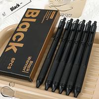 Knight Fountain Pen Set, 6 Counts/set Smooth Writing Fountain Pen with Box, Durable Plastic Fountain Pen, Suitable for School...