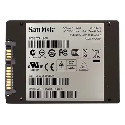 SDSSDXP120GG25 SanDisk Extreme II 120GB Multi-Level Cell SATA 6Gb/s 2.5-Inch Solid State Drive