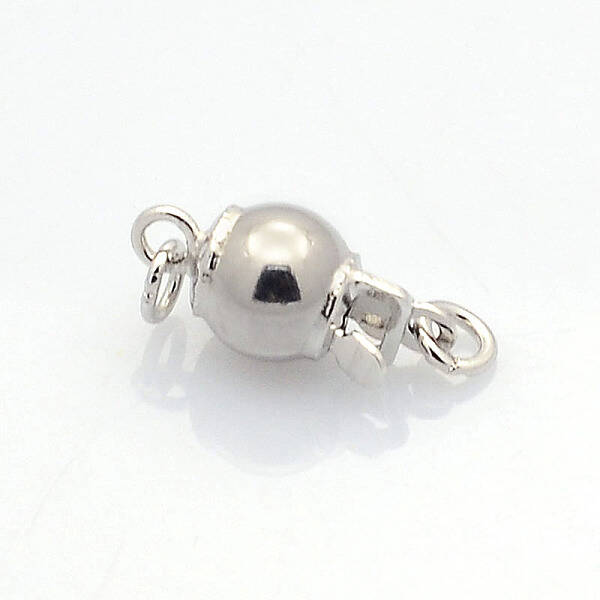925 Sterling Silver Round Box Clasps