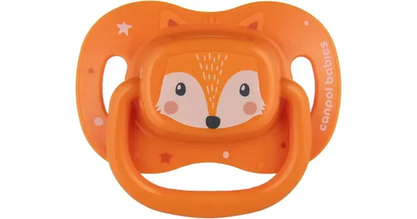 Canpol babies Cute Animals 18m+ orange pacifier 1 pc