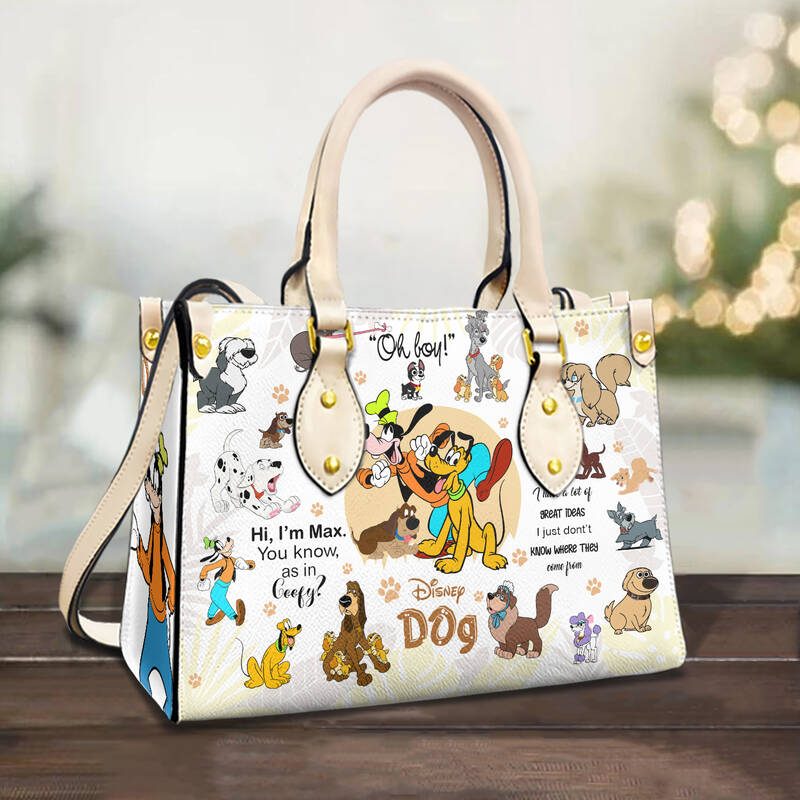 Disney Goofy Pluto Dog Women Handbag