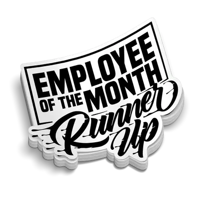 Runner Up  -  Hard Hat Decal