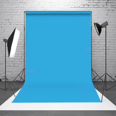 Professional Solid Sky Blue Backdrop For Photography - Aperturee