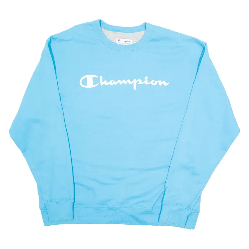 CHAMPION Mens Sweatshirt Blue XL