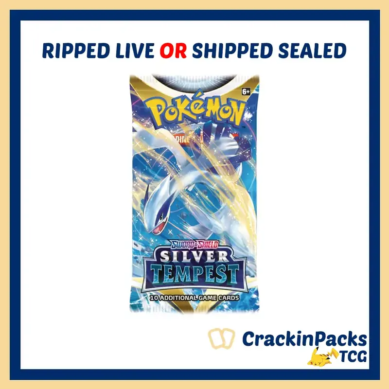 Silver Tempest (1) Booster Pack - RIP LIVE ONLY (**Bounty**)