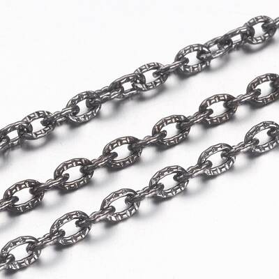 Iron Textured Cable Chains