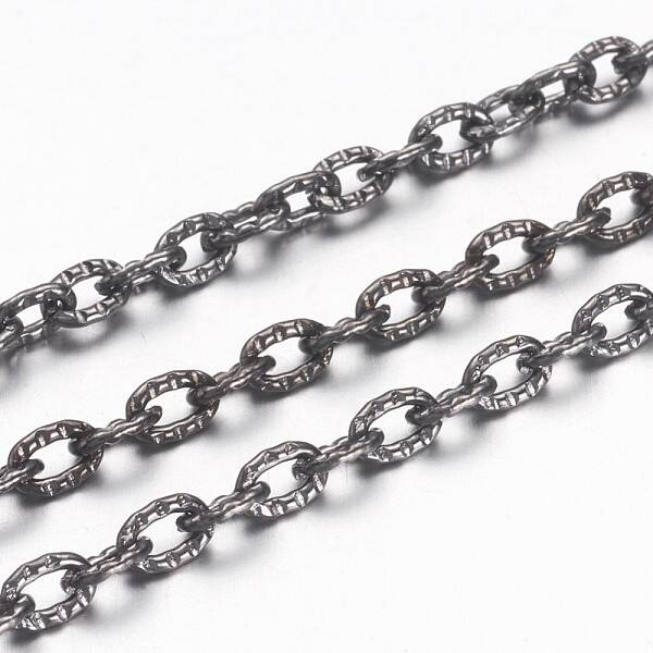 Iron Textured Cable Chains