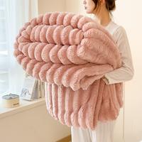 Luxurious Faux Rabbit Fur Throw Blanket - Soft, Warm & Cozy for Couch, Bed, Office, and Travel - Versatile All-Season Gift, C...