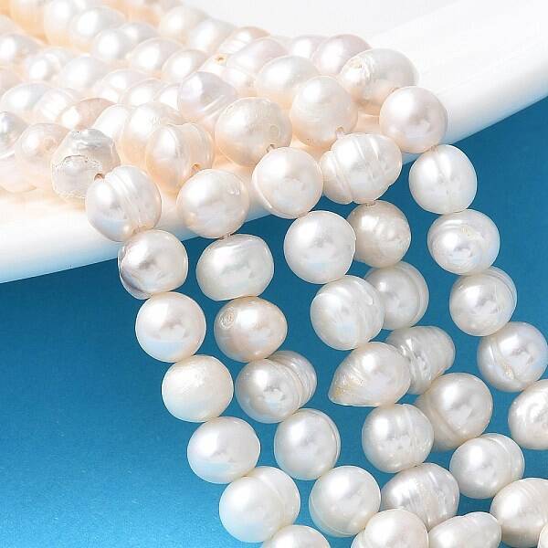 Natural Cultured Pearl Beads Strands