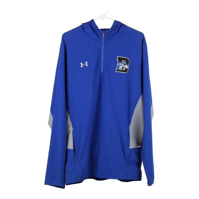 Fierce Hawk Under Armour College Jacket - Large Blue Polyester
