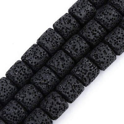 Synthetic Lava Rock Beads Strands