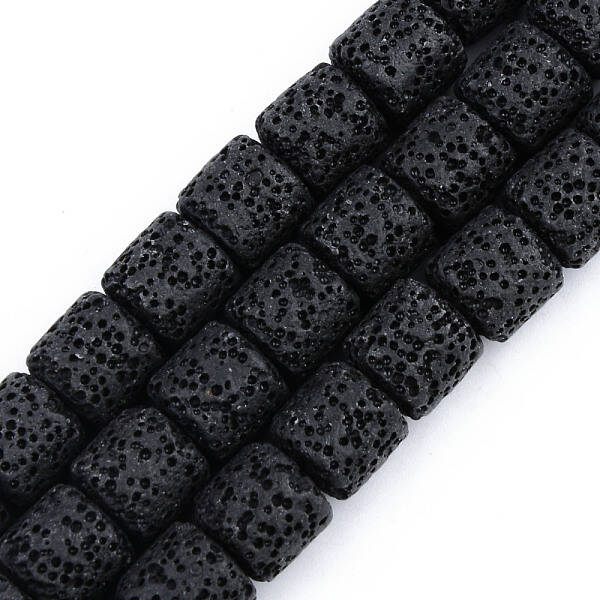 Synthetic Lava Rock Beads Strands