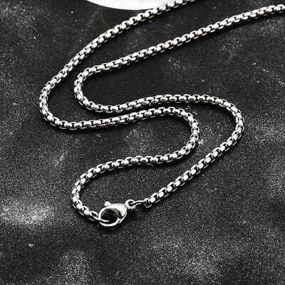 Non-Tarnish 304 Stainless Steel Box Chain Necklaces