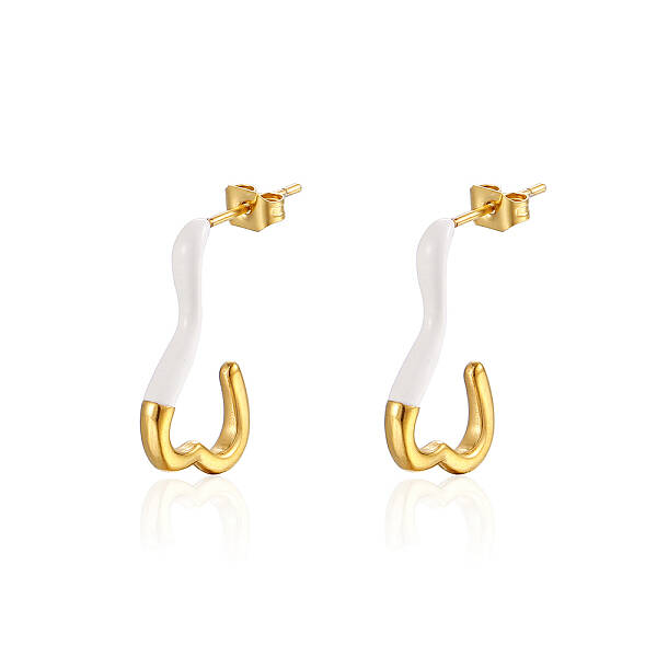 Stainless Steel Stud Earrings for Women