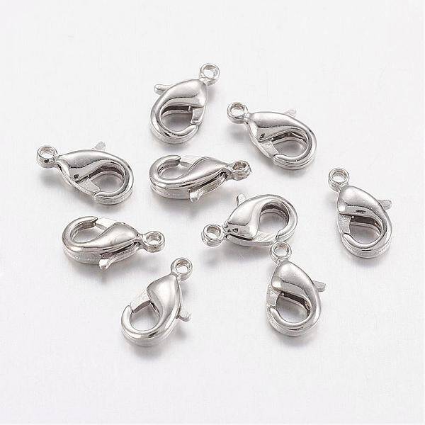 Brass Lobster Claw Clasps