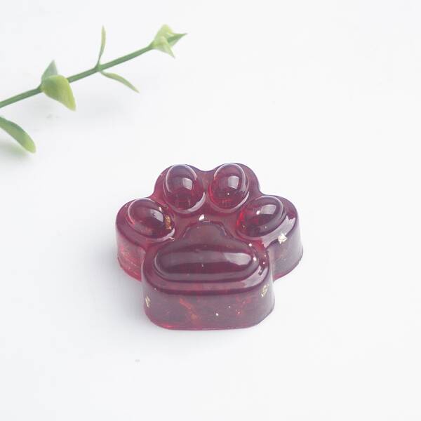 Glass Carved Cat Claw Figurines Statues for Home Desk Decorations