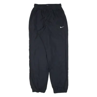 NIKE Womens Track Pants Black Tapered M W24 L30