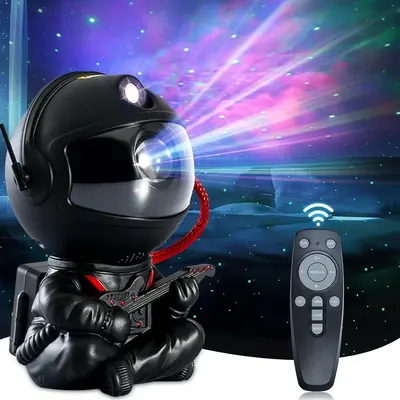 Astronaut Projector Night Lights with Remote Control, 1 Count USB Powered Starry Sky Projector LED Lights for Bedroom, Astron...