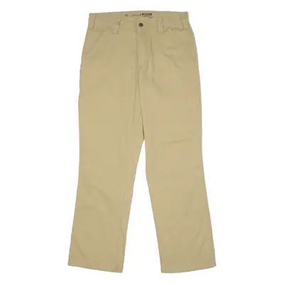 CARHARTT Workwear Mens Canvas Trousers Beige Relaxed Straight W32 L30