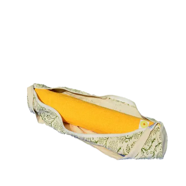 OMSutra Nari Shakti Yoga Rug Bag | Color: Printed in Orange