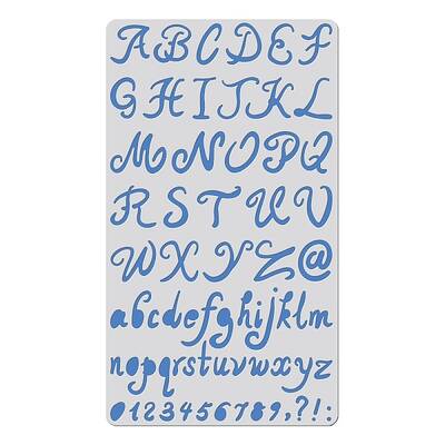 Alphabet Theme Steel Cutting Dies Stencils