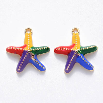 Brass Enamel Charms