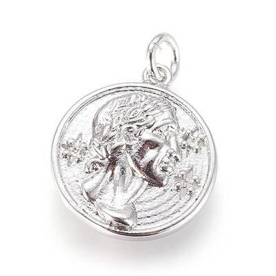 Brass Pendants Rhinestone Settings