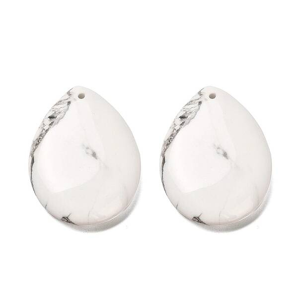 Natural Howlite Pendants