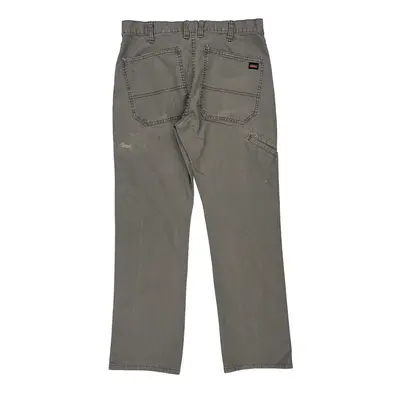 Dickies Trousers - 31W 30L Grey Cotton Blend
