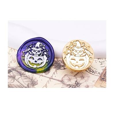 Halloween Series Wax Seal Brass Stamp Heads
