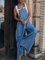 Fashion - Size Denim Overalls for Women - Relaxed Fit