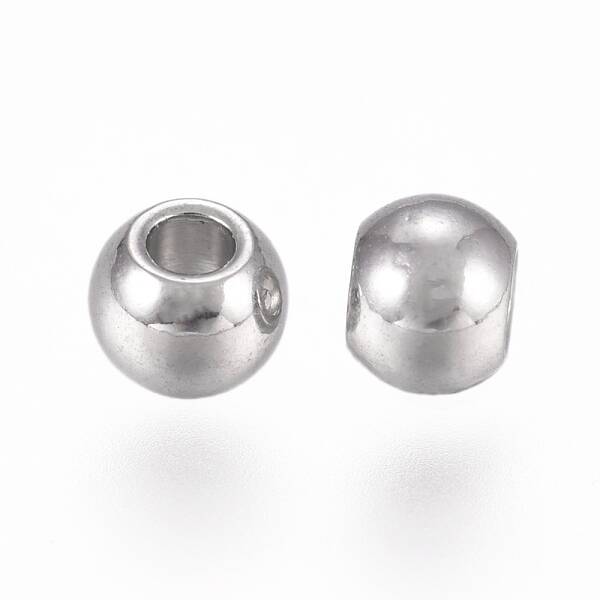 Tarnish Resistant 316L Surgical Stainless Steel Beads