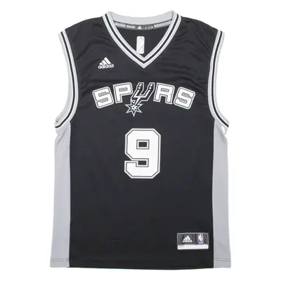 ADIDAS X NBA San Antonio Spurs Mens Vest Black Sleeveless USA V-Neck S